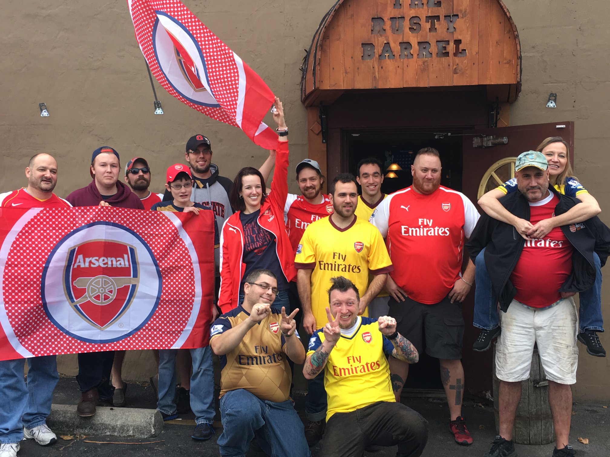 Arsenal Soccer at The Rusty Barrel